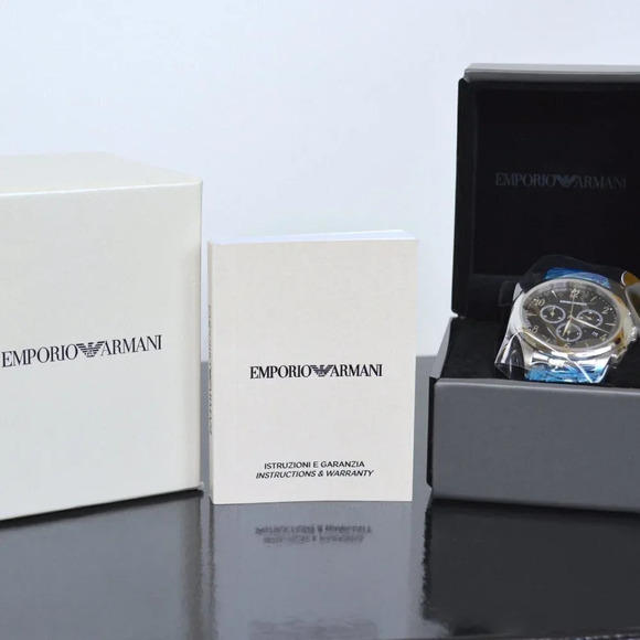 NIB MEN'S EMPORIO ARMANI SWISS CHORNOGRAPH ARS8700 - Picture 4 of 8